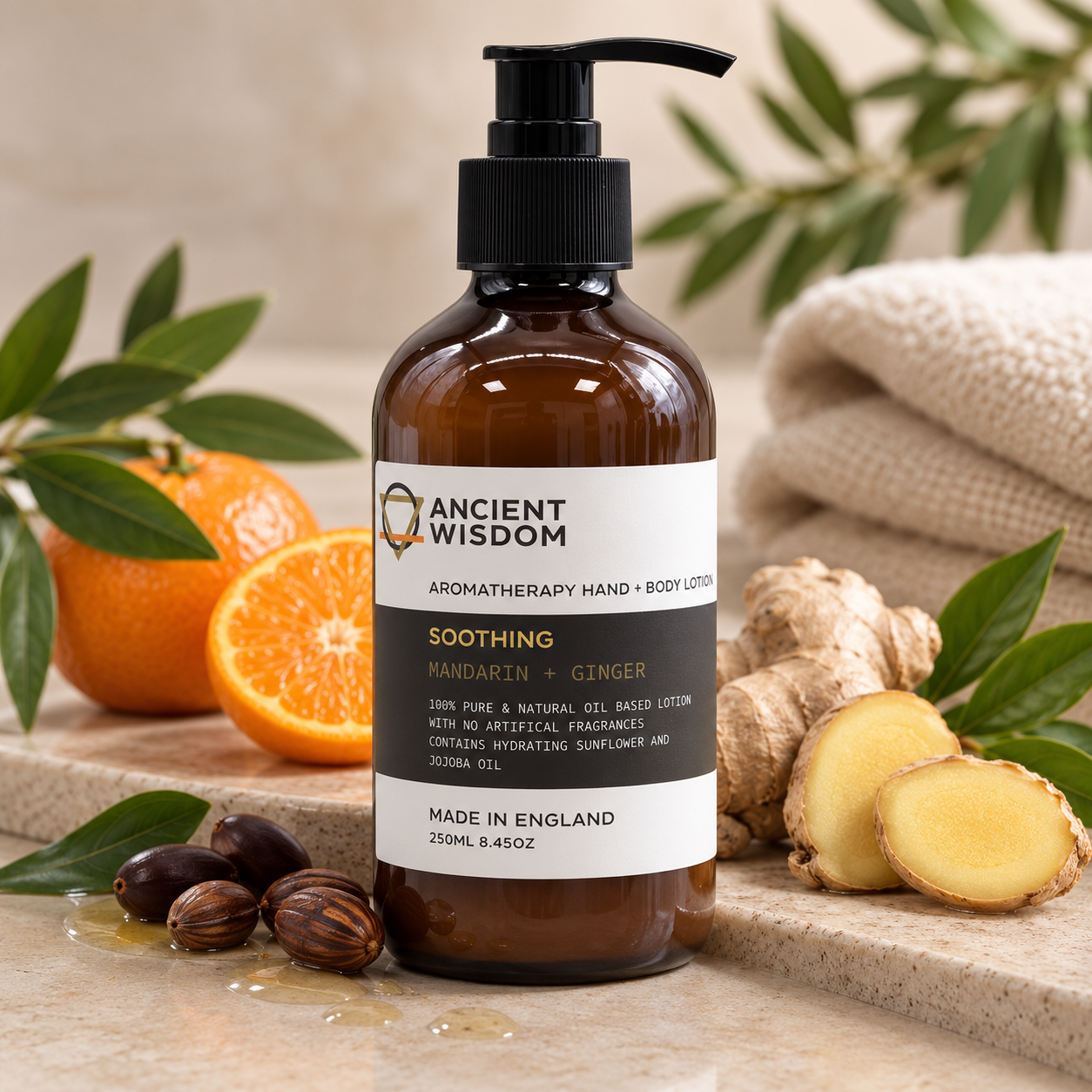 Mandarin & Ginger – Hånd- & Bodylotion