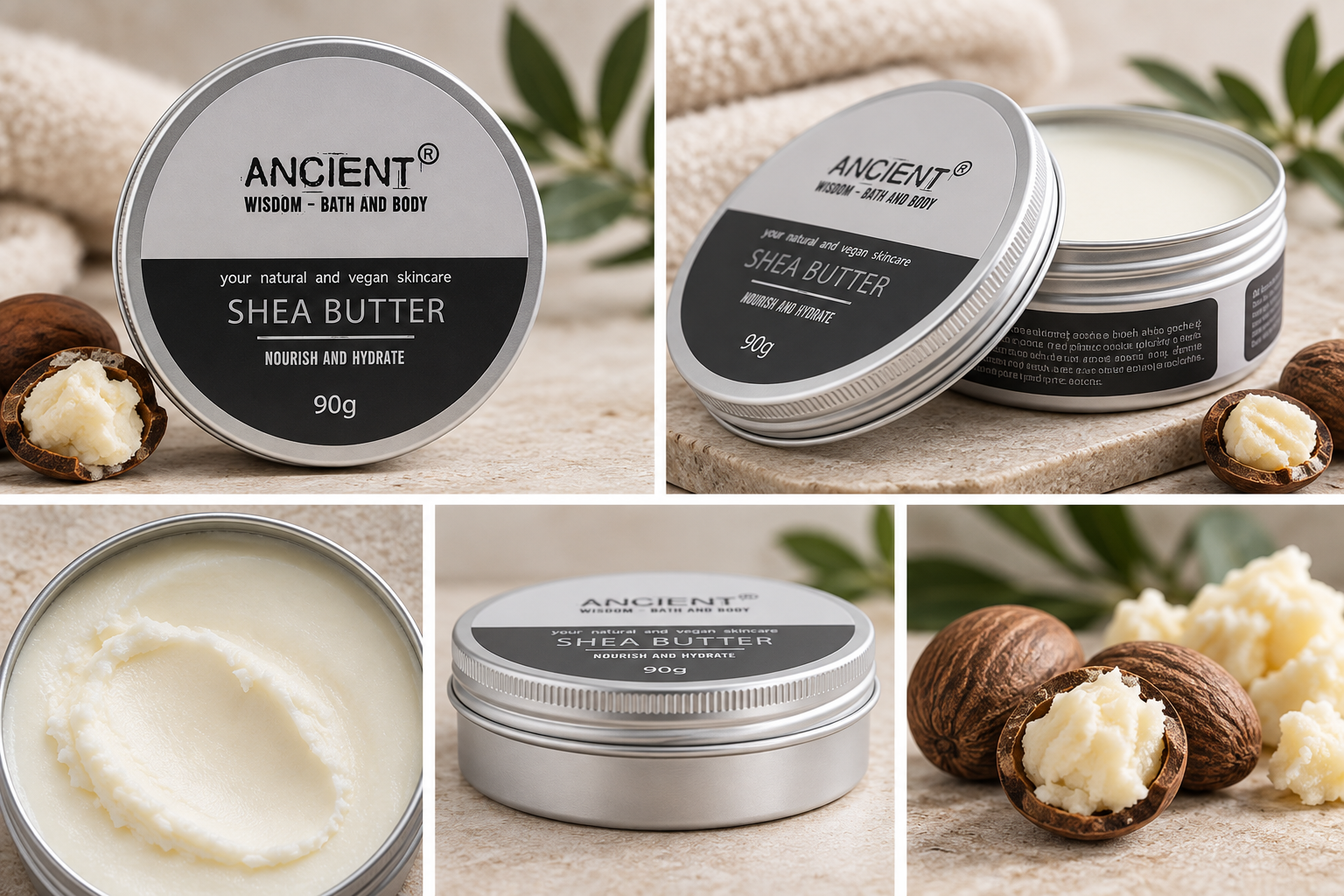 100% Ren Sheasmør – Pure Body Shea Butter