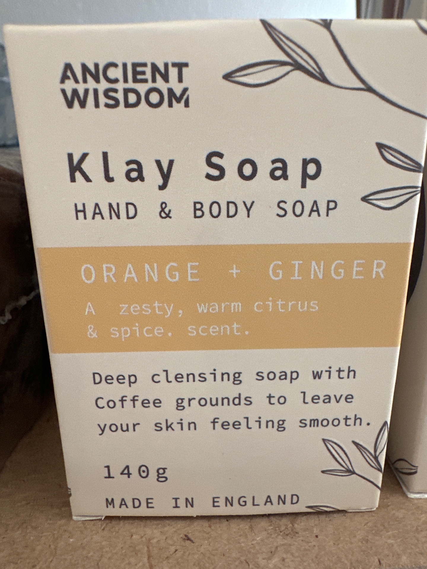 Klay Soap — Orange & Ginger 140 g