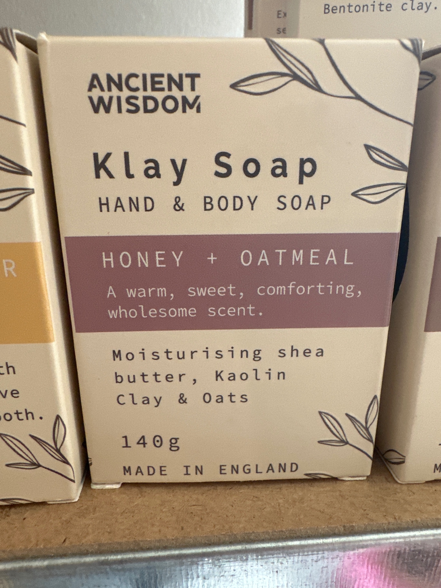 Klay Soap — Honey & Oatmeal 140 g